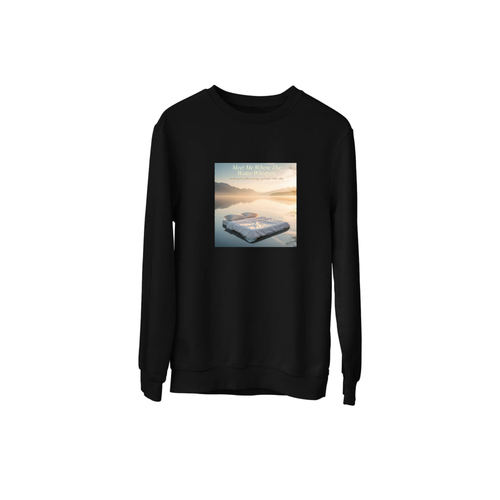 Esrarengiz Sular Baskılı Sweatshirt – Ethereal Waters