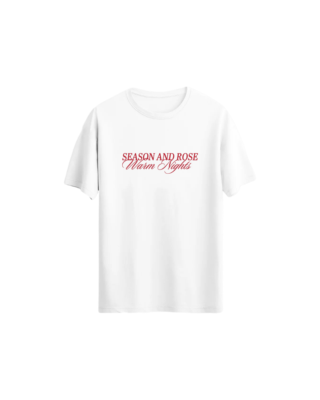 Warm Nights Yazılı Tişört - Warm Nights Regular Tshirt