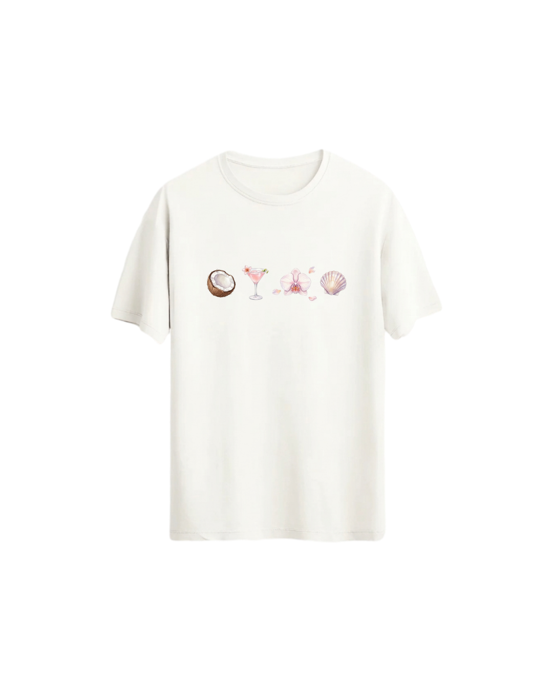 Tropikal Ada Tişörtü - Tropical İsland Regular Tshirt