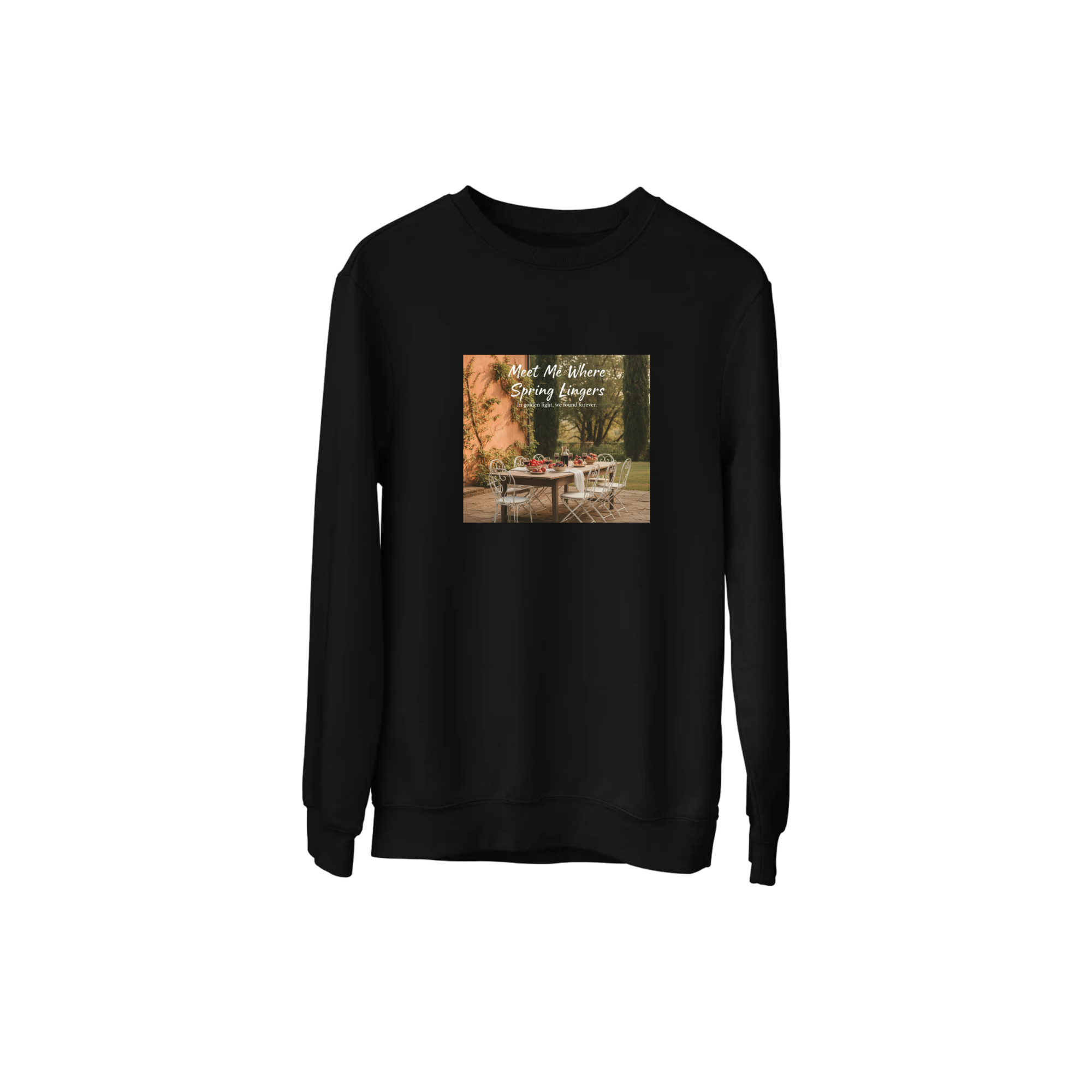 Gizli Bahçe Baskılı Sweatshirt – Spring Lingers
