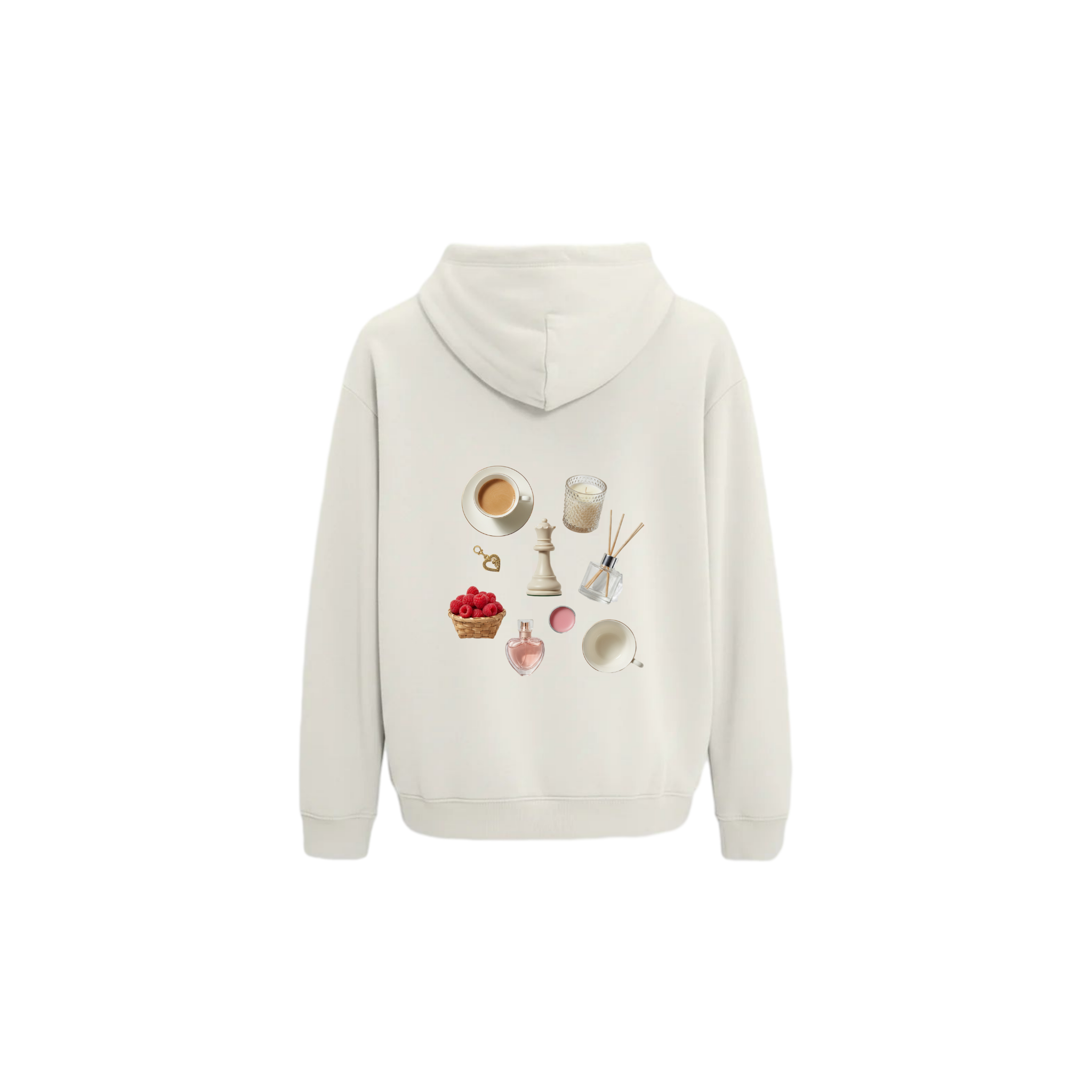 COFFEE AND CANDLES MOOD HOODİE S002